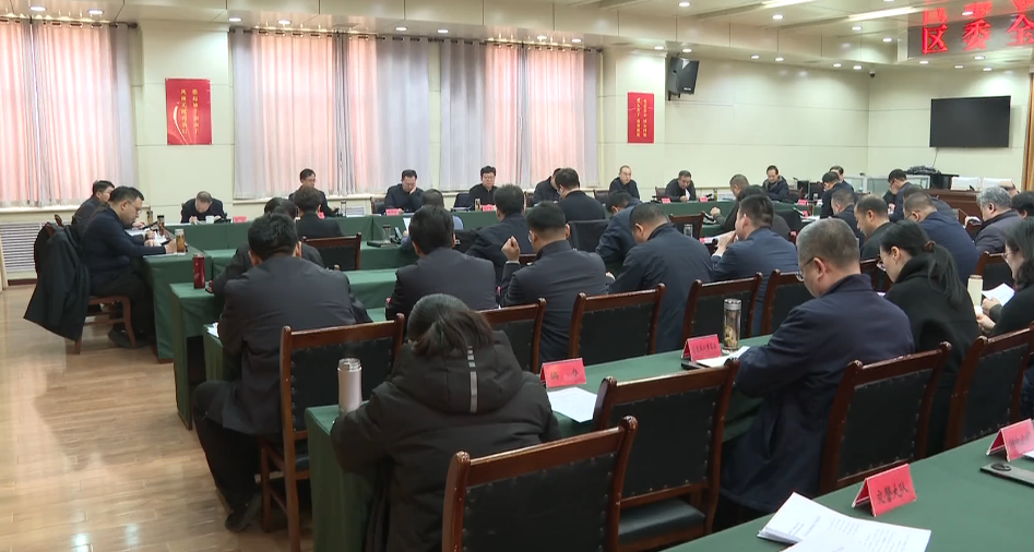 区委全面依法治区工作会议召开